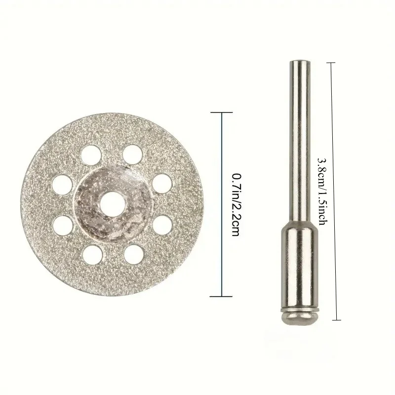 12Pcs/set 22mm Hss Cutting Disc Circular Saw Blade Metal Cut Off Abrasive Tools For Dremel Rotary Tool Cutting Blade