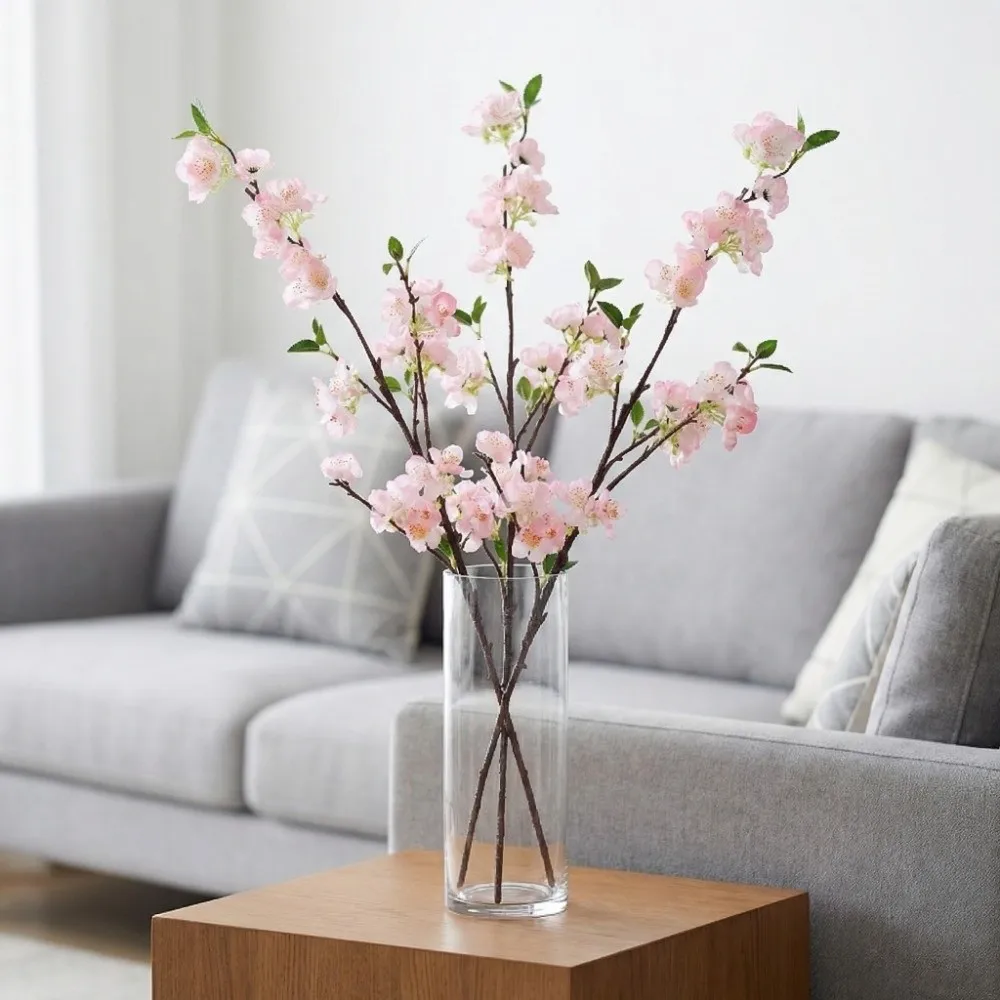 

Real Touch Artificial Pear Blossom Flowers Plum Blossom Handmade Simulation Pear Blossom Luxury Artificial Fake Flower