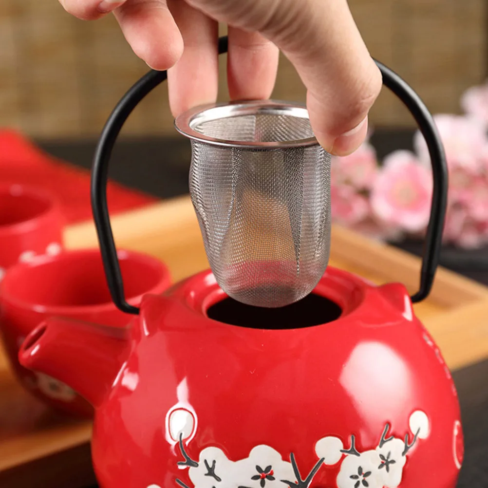 

8pcs Stainless Steel Tea Infuser Insert For Teapot Mesh Strainer Reusable Loose Leaf Steeping Basket Travel Mug Accessory