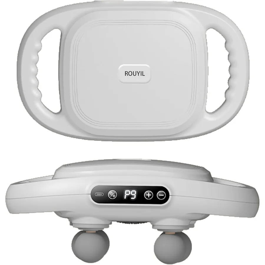 

6Head Massage Gun for Back Legs Waist HIPS and Full Body Muscle Relaxation Relief with Adjustable 9 Modes Intensities 2000mAh L