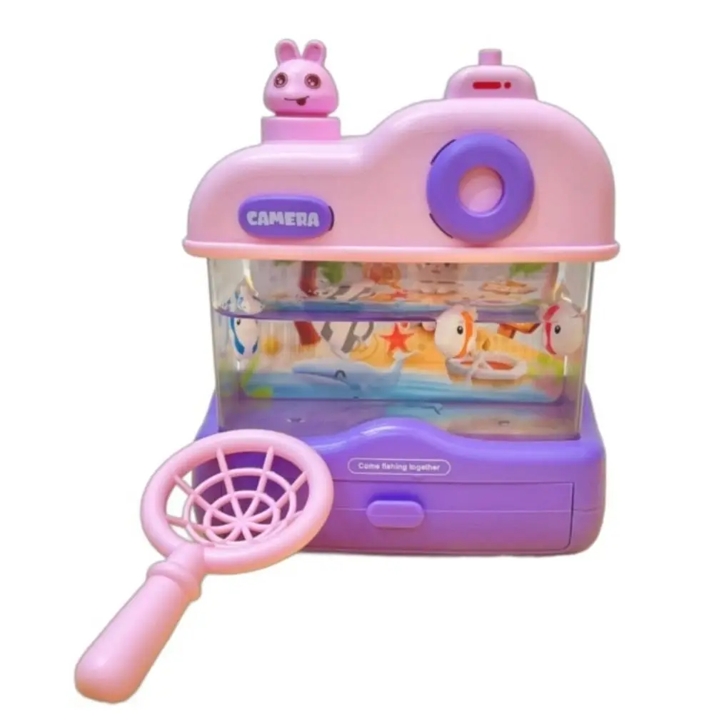 

Pretend Play Children's Aquarium Toys Underwater World Interactive Kids Fish Tank Toy Sound and Light Cartoon