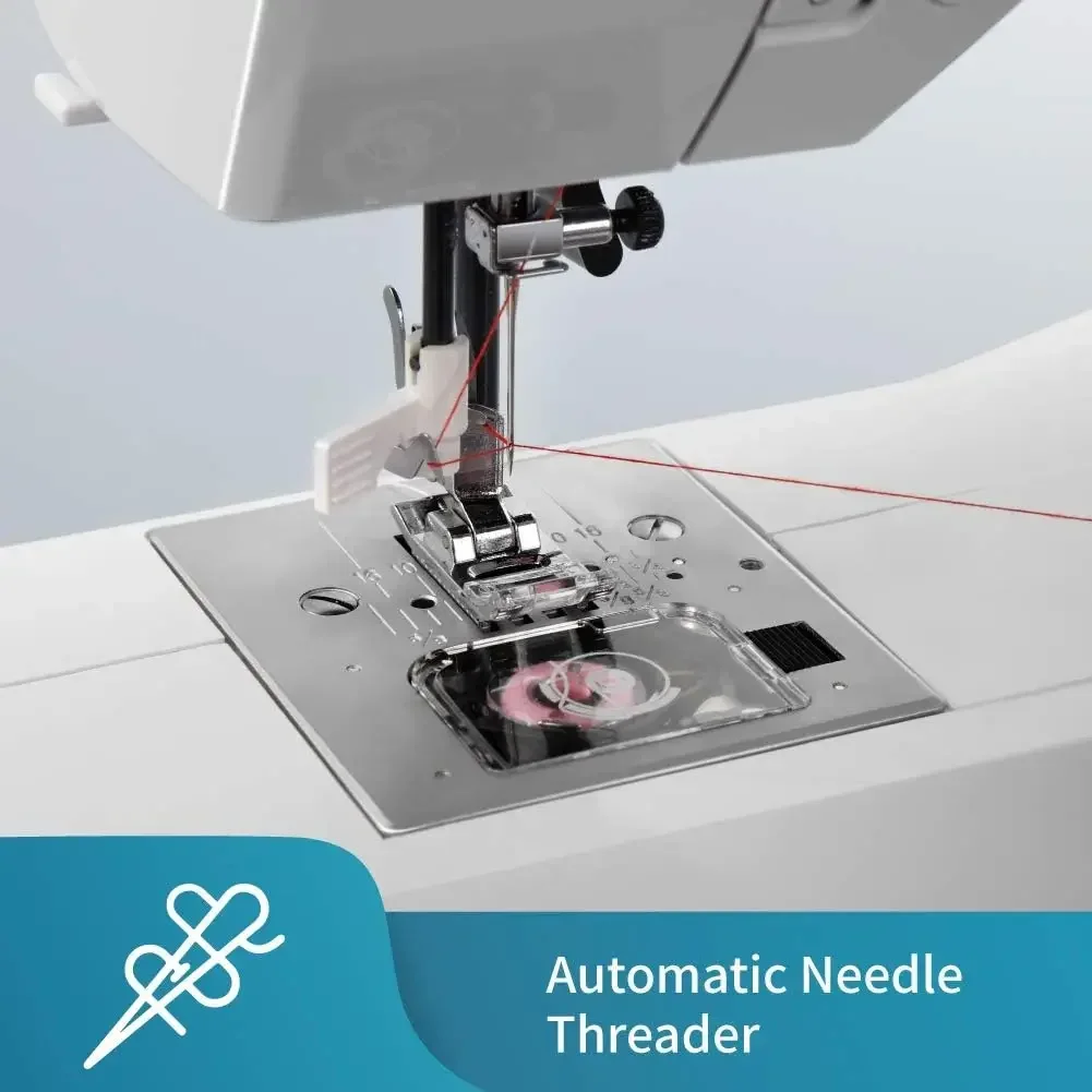 Computerized, 200 Built-in Stitches, LCD Display, Z6 Automatic Needle Threader, Twin Needle