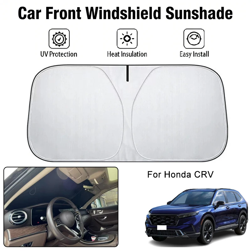 

Car Front Windshield Sunshade Cover For Honda CRV UV Block Heat Insulation Auto Interior Sun Protection Accessory