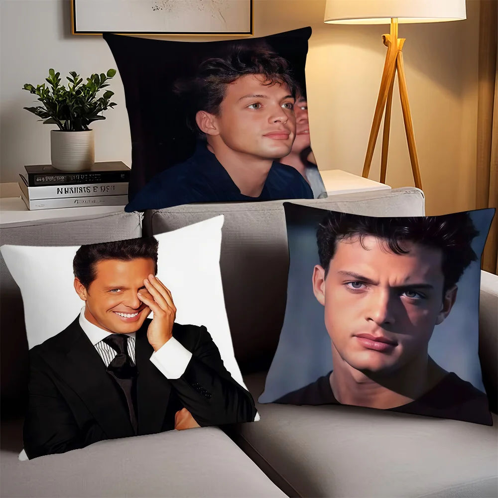 Mexican singer L-Luis Miguel Pillow Case Office Cushions Suitable For Sofa Car Bedroom Decorative Cushion Cover