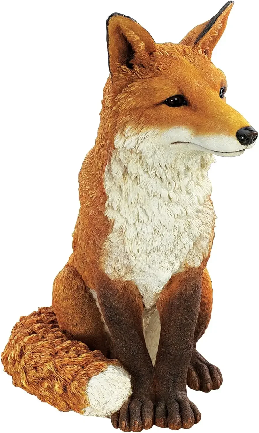 Design Toscano DB383073 Simon The Woodland Fox Indoor/Outdoor Garden Statue for Patio, Pool or Lawn, 10 Inches Wide, 17 Inches D