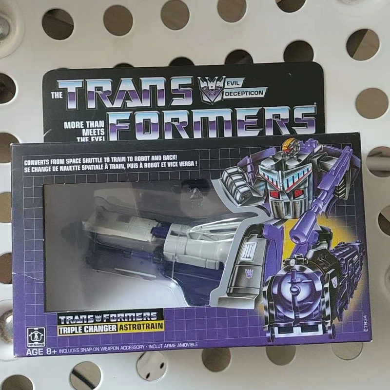 

In Stock Transformer American Version G1 84-86 1985 Astrotrain Birthday Gift Model Figure Mecha Toys Action Doll Studio