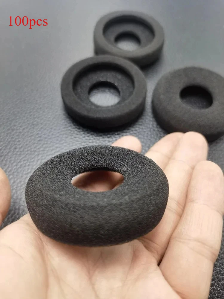 

100pcs Foam Ear Pads For Plantronics Headphones C310 320 3210 C3220 C225 215 C315 C325 C300 Sponge Cushions Covers Earphones