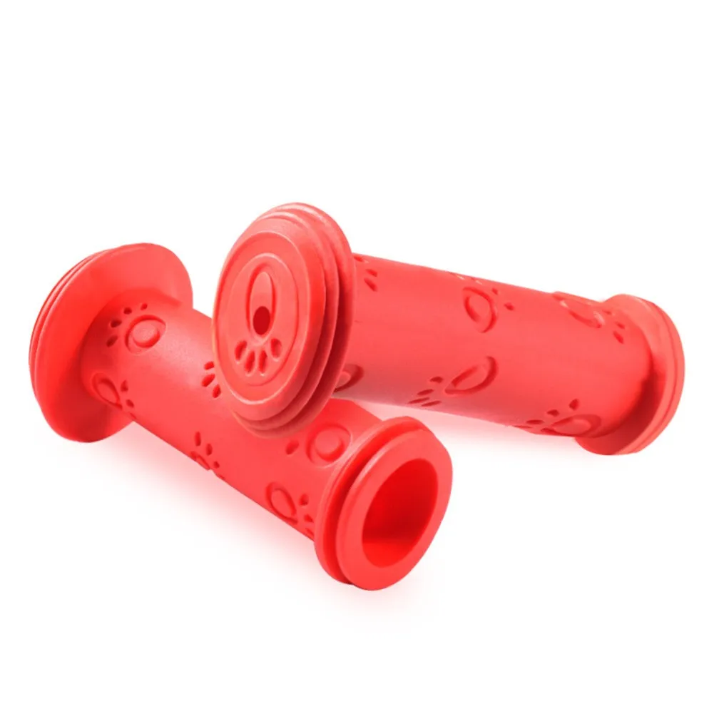 1Pair Rubber Bike Bicycle Handle Bar Grips Anti-slip Waterproof Scooter Handlebar 18mm For BTWIN Kids Bike 14-16inch 2024