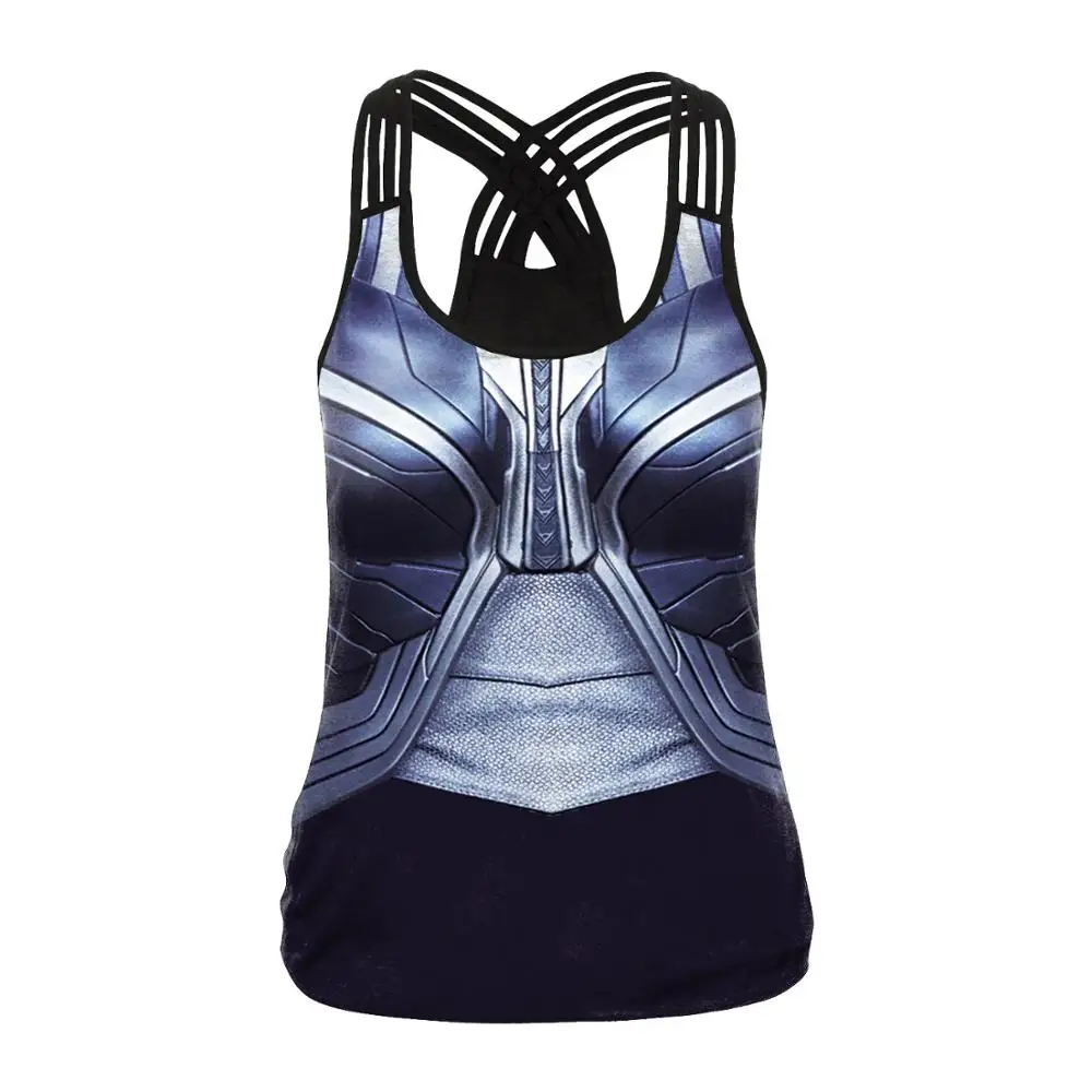 Women Sport Vest 3D Print Quick Dry Yoga Shirts Running Sleeveless T-shirt Cross Straps Fitness Top Gym Workout Tank Tops Female