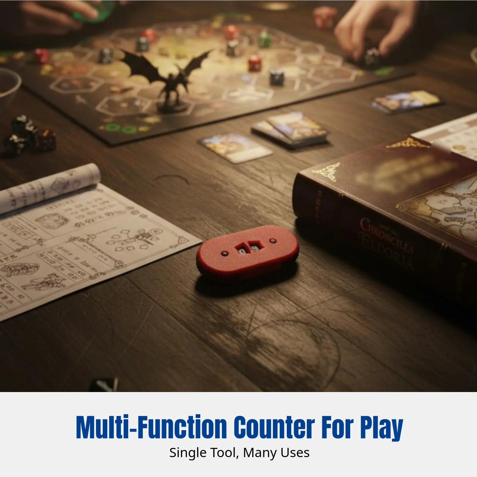 

2-значный счетчик круговолочений, трехмерный печатный счетчик очков с ручным управлением, не требует батареек, портативный, для любителей, взрослых.