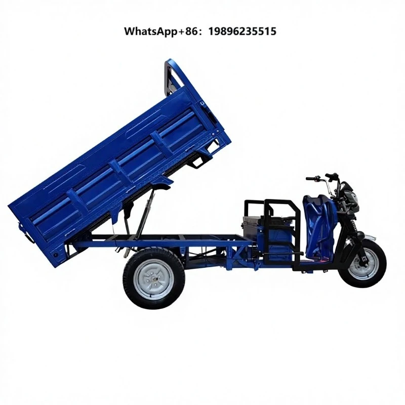 Factory Wholesale Electric Tricycle Agricultural Passenger-cargo Tricycle Electric Three Wheel Dump Cart