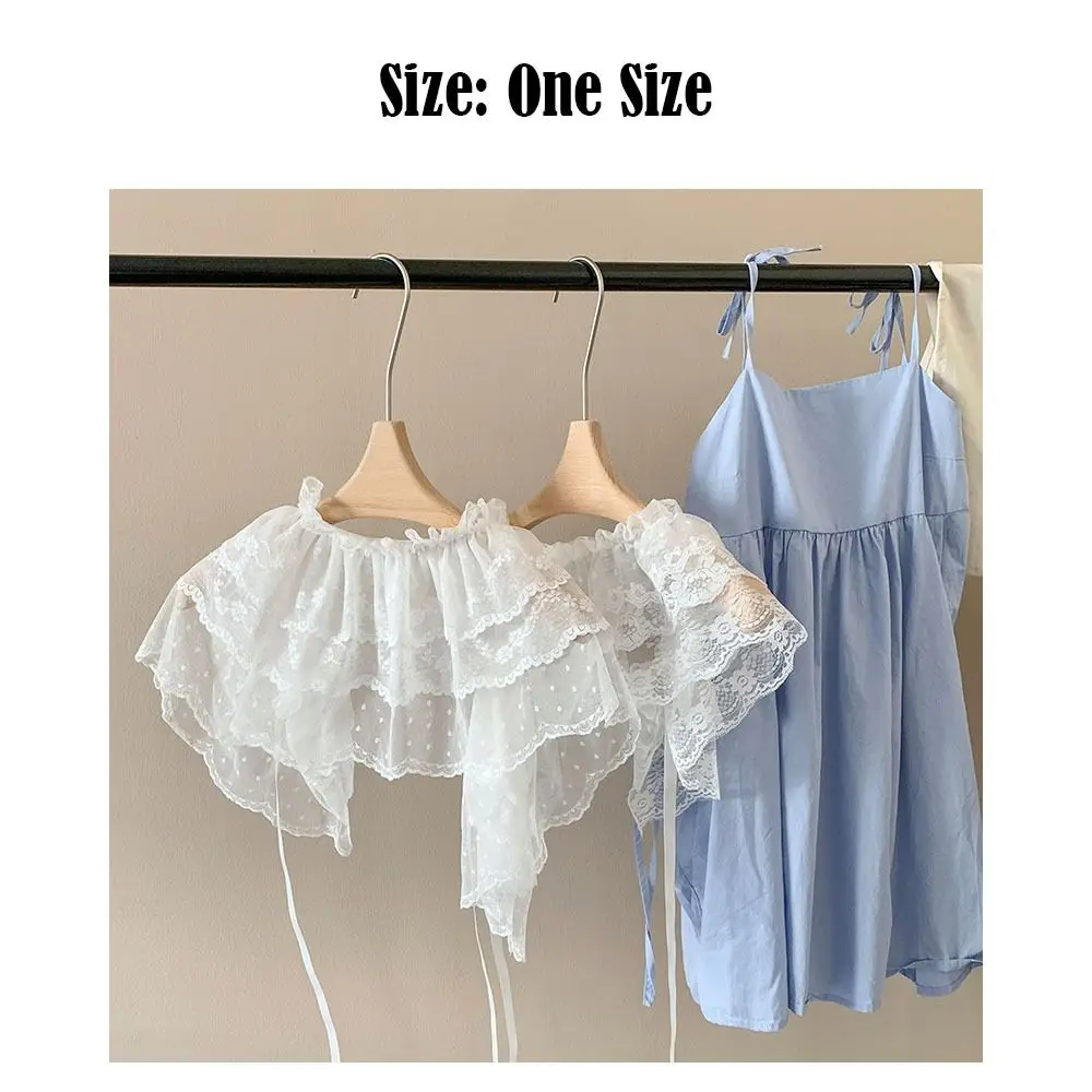 Rok Kasa Berlapis Renda Bunga Fashion Y2k Pakaian Jalanan Rok Mini Tali Agaric Rok Pembungkus Celemek