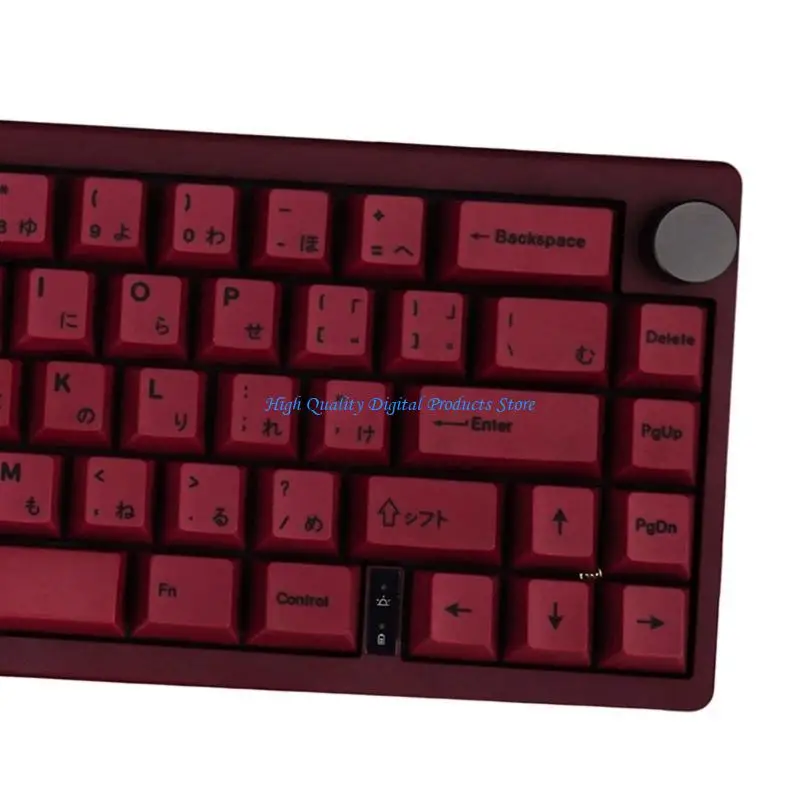 

U2JE Минималистские красные клавишные клавиши Установите CherryPriale японские клавиши набор для 140 клавиш Механическая