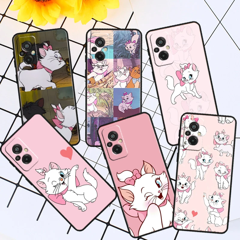 Disney The AristoCats Black Phone Case For Xiaomi Redmi 10 12 13 C GO K10 30 40 50 60 Pro Gaming ULTRA Shell Soft Cover Capa