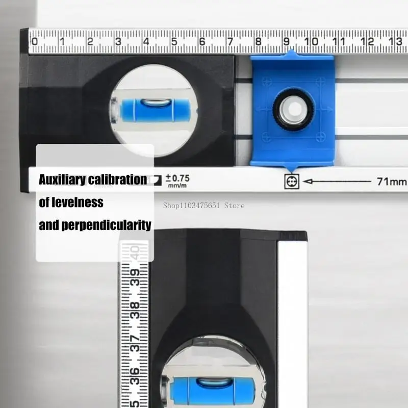  Hole Position Level Ruler Drill Alignment Tool For Construction Measurement