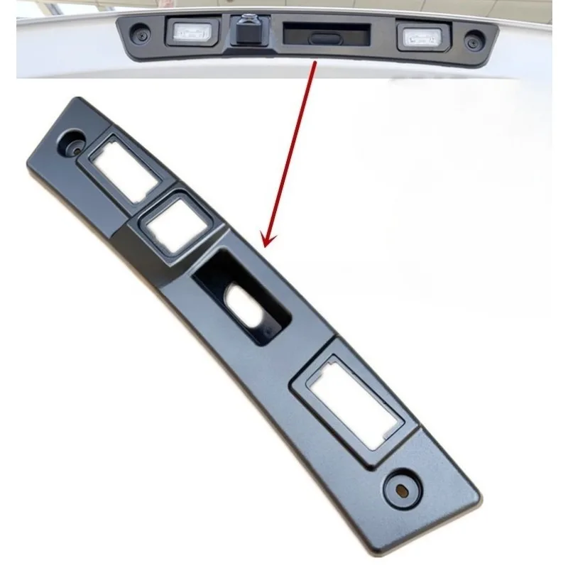 1pc Rear License Plate Lamp Decorative Panel Camera Mounting Plate Fixing Frame Plastic Frame for Chery Jetour X70 X70S