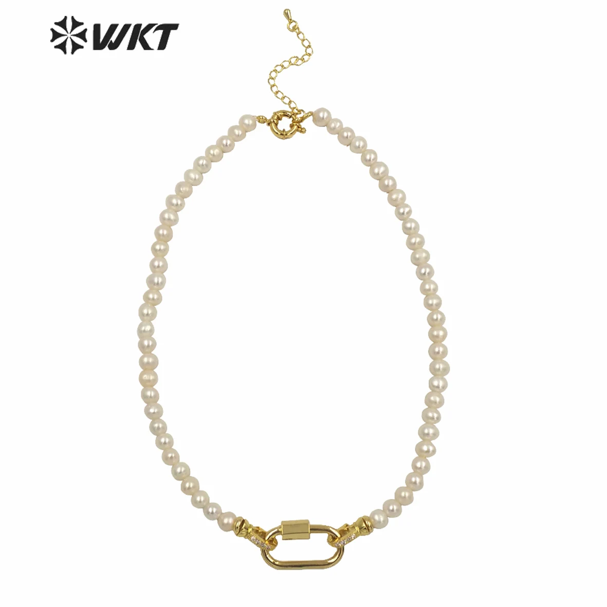 WT-JN134 WKT Amazing Design 6mm Pearl Choker Necklace With Clasp Gorgeous Fashion Wedding Pearl ACC As Special Gift