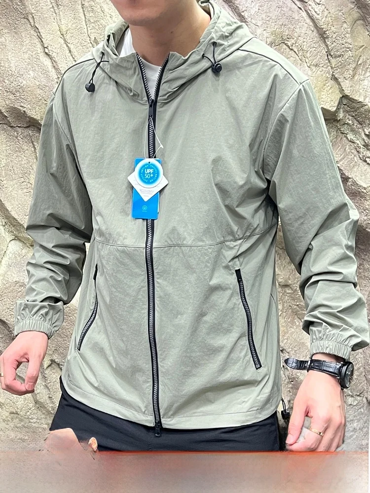 

Легкий уличный водонепроницаемый солнцезащитный джет Qui-Drng UPF50, лазерное сверление подмышек, молодежная мода, весна-лето