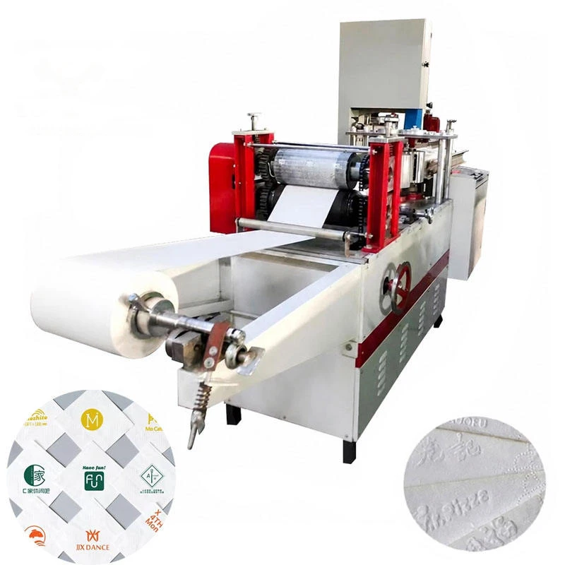 Fully Automatic Napkin Making Machine High Speed Embossing Paper Serviette Production Machine