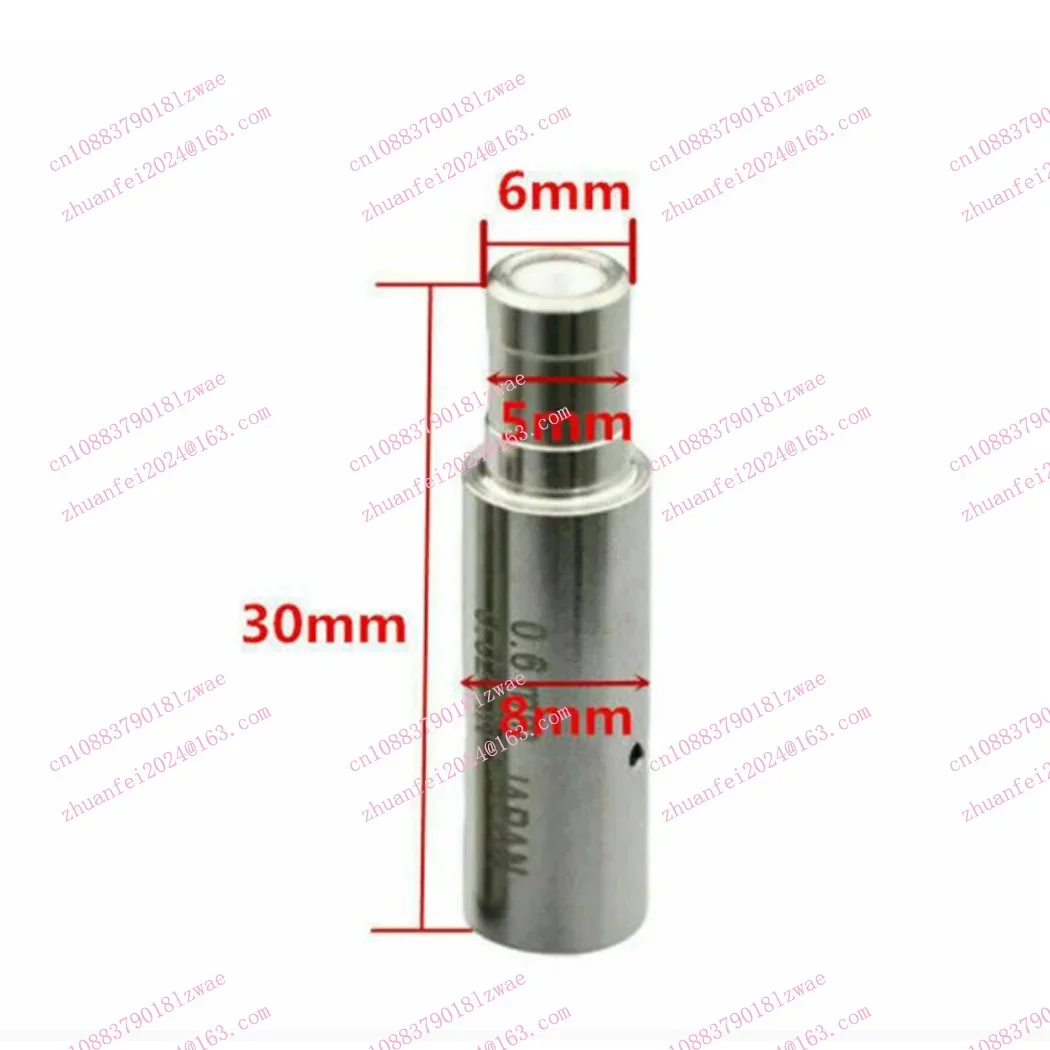 CNC EDM Drill Ceramic Electrode White/Ruby Puncher Machine Guide 0.15-3.0mm Silver Punching Guide 30mm Length Metalworking Tool