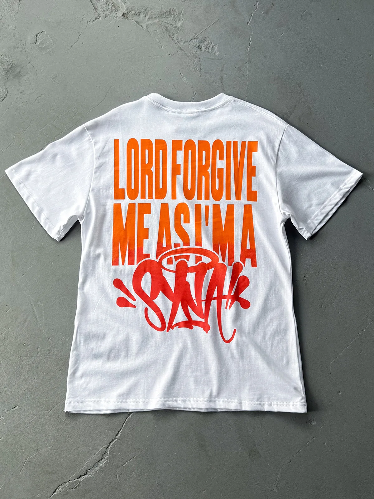 

Мужская повседневная футболка Drill Syna World ort Sve, уличная одежда в стиле хип-хоп, свободный крой, молодежный летний модный круглый топ Ne