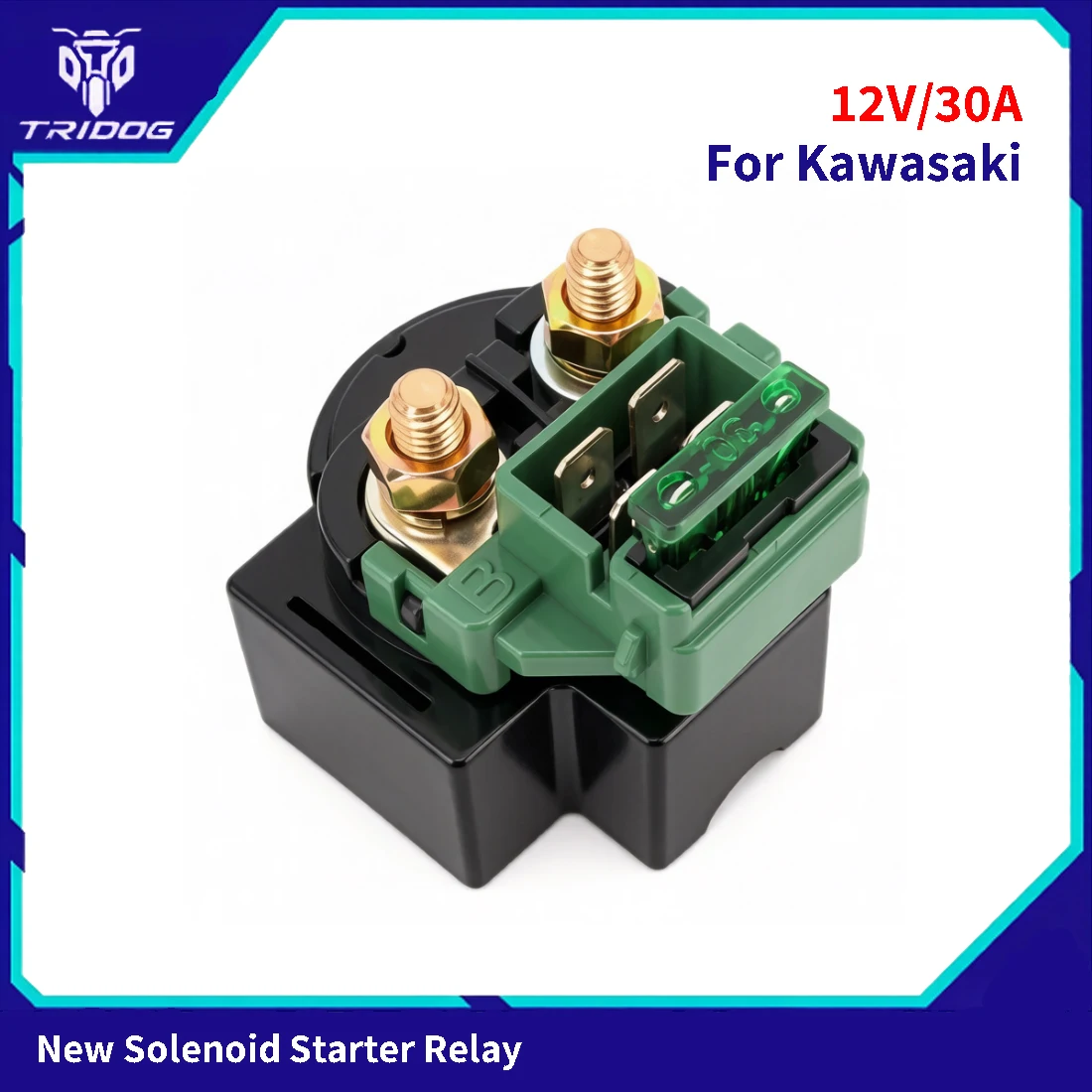 Starter Relay Solenoid For Kawasaki KLF 220 250 Bayou EL250 Eliminator N500 EN500A Vulcan VN1500 VN800 27010-1243 27010-0778