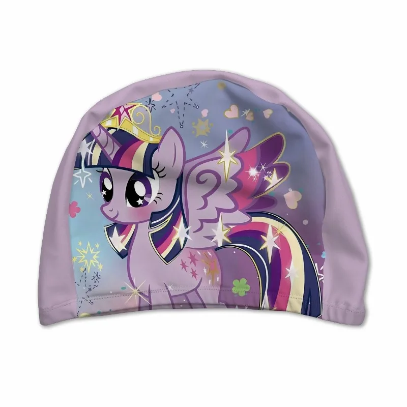 My Little Pony Twilight Sparkle Pinkie Pie Cartoon High-looking Super Elastic and Comfortable Swimming Cap for Boys and Girls