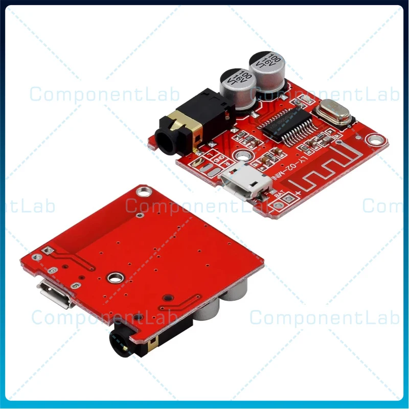 10-50pcs Bluetooth 5.0 Audio Receiver Board MP3 Lossless Car Decoder Board Wireless Stereo Music Module 3.7-5V