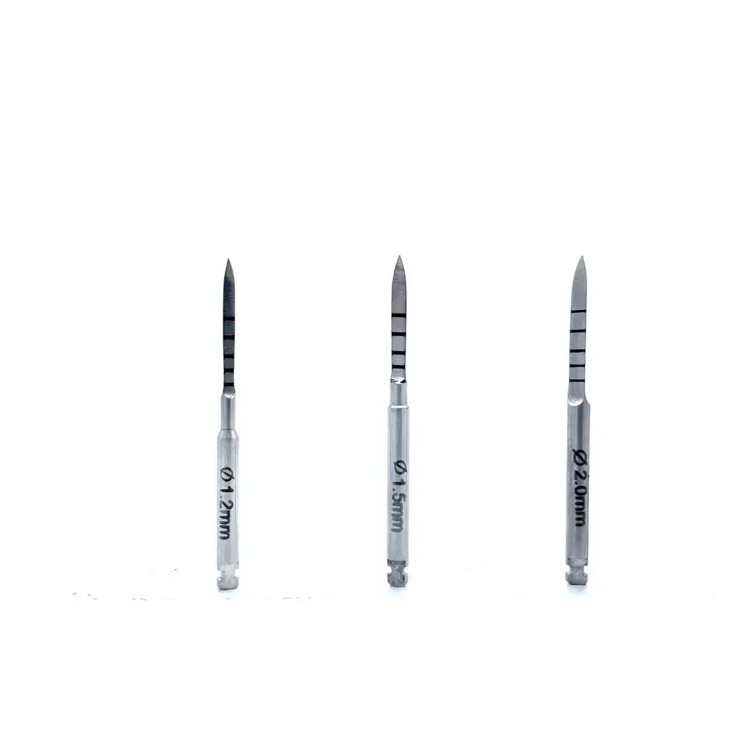 Dental Implant Long Lance Pilot Drills Implant Drill 1.2/1.5/2.0mm Dentist Surgical Lab Tools Burs