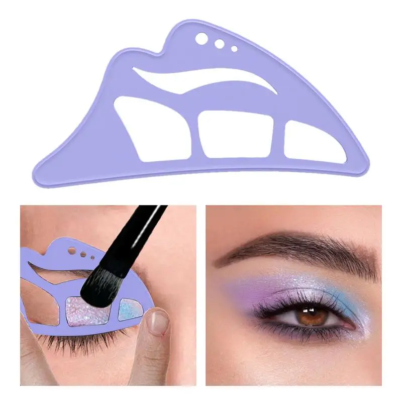 Eyeshadow Stencil Tool Reusable Silicone Makeup Brow Stencil Easy To Use Eye Makeup Aid Eyeliner Eyelash Beauty Eyeshadow Tools