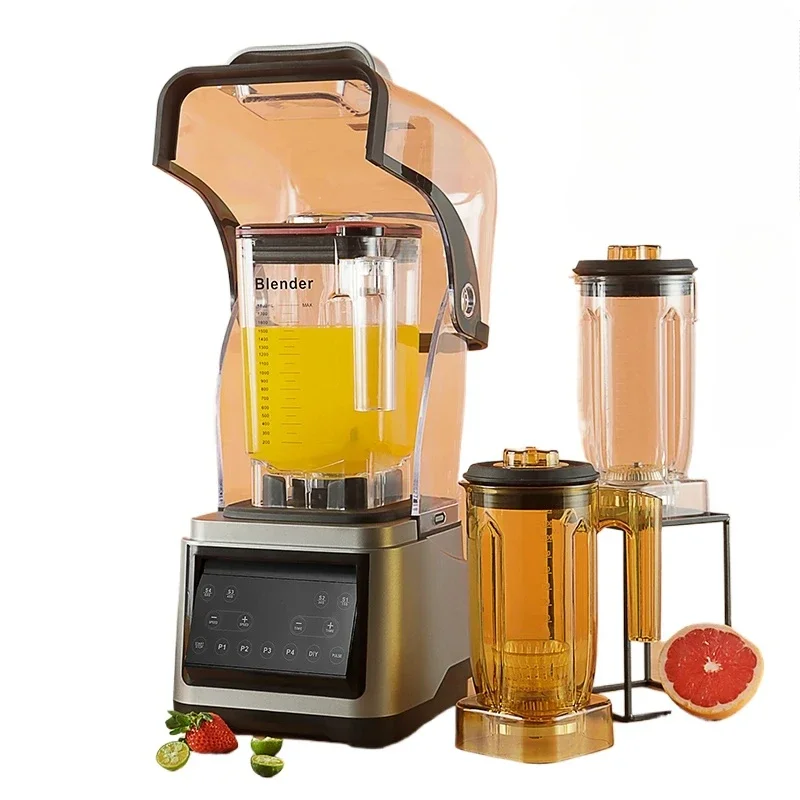 

Коммерческий шейкер Black Horse с крышкой, мощный автоматический миксер, миксер для сломанного льда, т-магазин