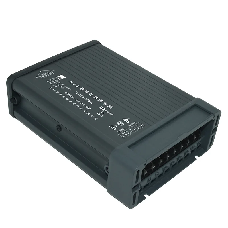 12V 24V 30V Rainproof Switching Power Supply 400W Double Tube Positive Excitation 33.3A 16.6A 13.3A Constant Voltage Driver