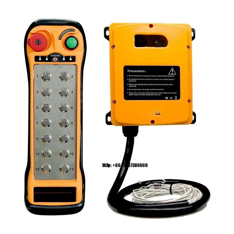 14 Keys 433mhz  Wireless Crane Remote Control Transmitter Module and Receiver