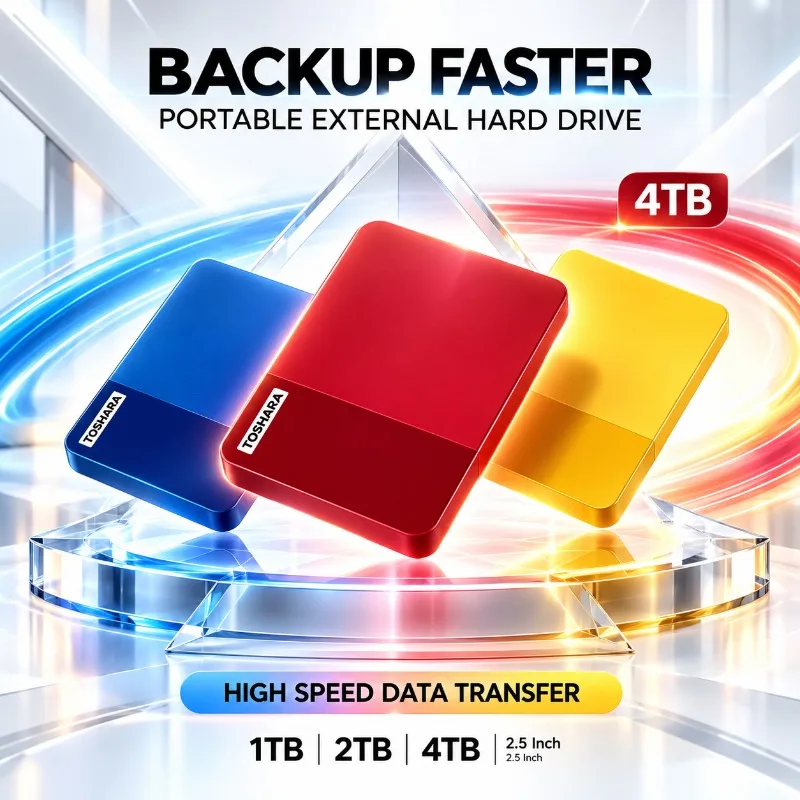 Multi-color selection External Hard Drive B3 Portable 2TB 4TB High Speed Disk For Laptop Desktop Mac Android Phone Data Backup