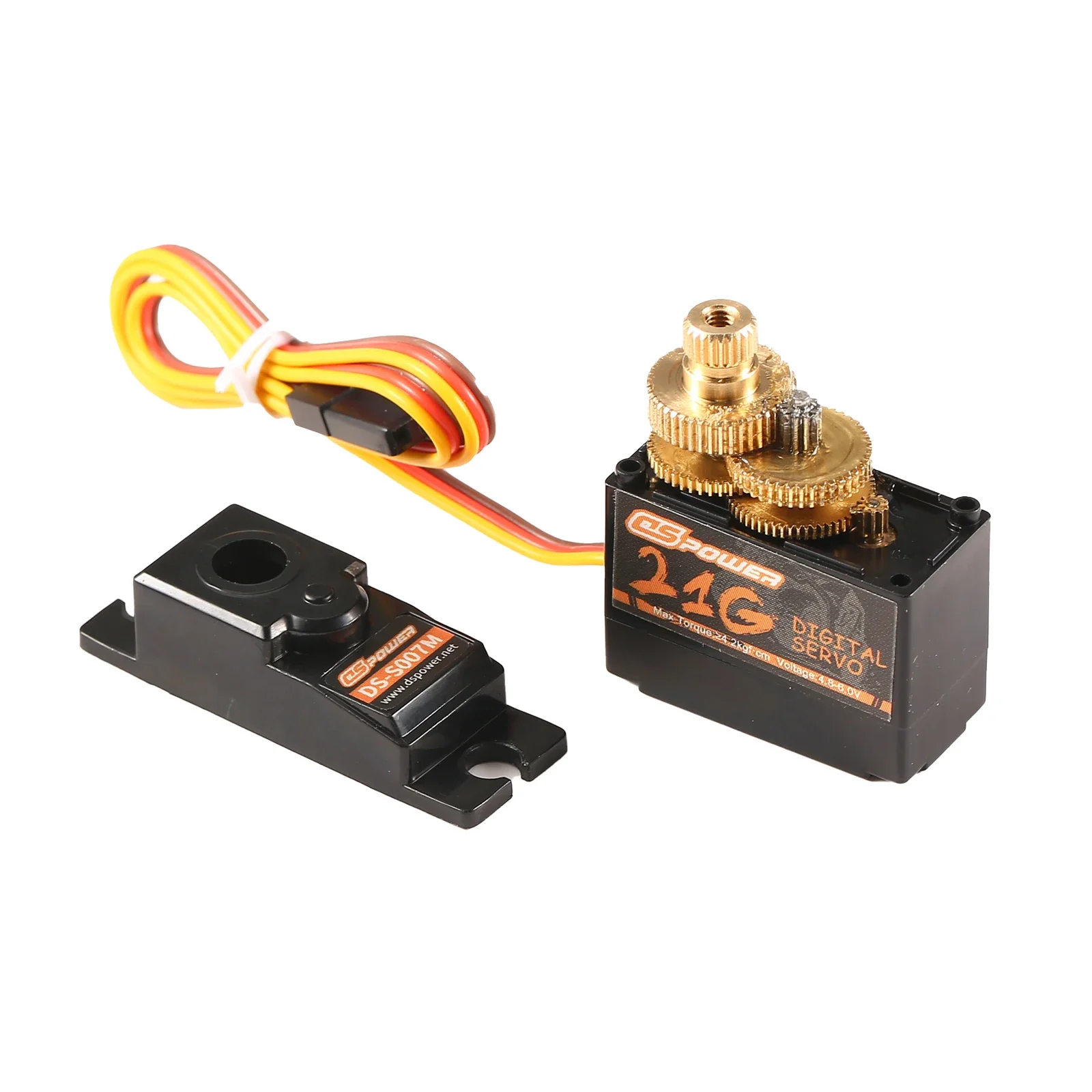 DSPOWER 21G Metal Gear Digital Servo for MN99S MN78 MN168 MN82 WPL HYPER GO Wltoys 144001 1/16 1/14 1/12 RC Car Boat Robot Toy