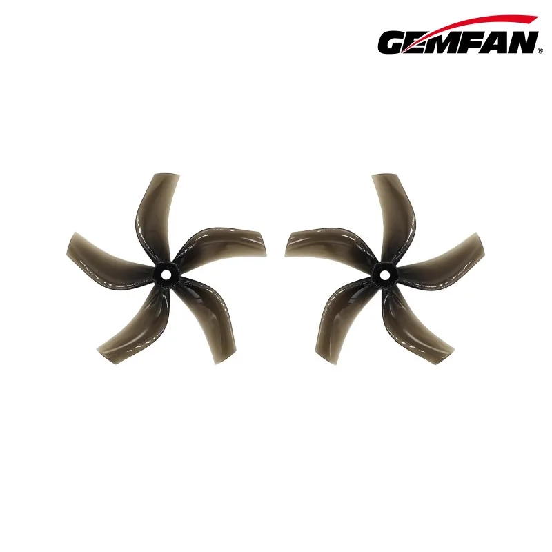 2Pairs GEMFAN D4-5 5-Blade Ducted Propeller 4 Inch, Inverted M5 Hole Prop for FPV Mini Quadcopter RC Accessories