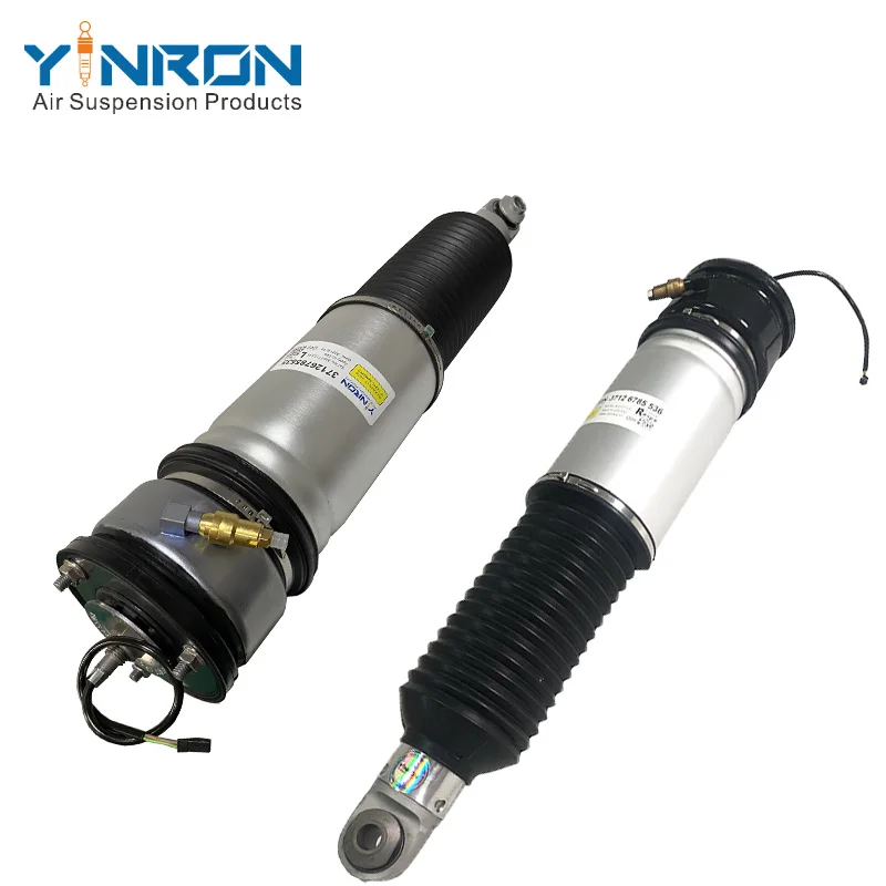 

2PCS For BMW 7 Series E66 Rear Air Shock Absorber With EDC 37126785535 37126785536 And Air Compressor Pump 37226787616