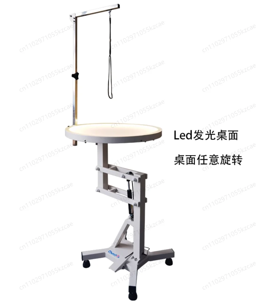 

N121 Luminous Table Pet Grooming Table Air Pressure Lift Rotatable Cat Teddy Shearing Grooming Table