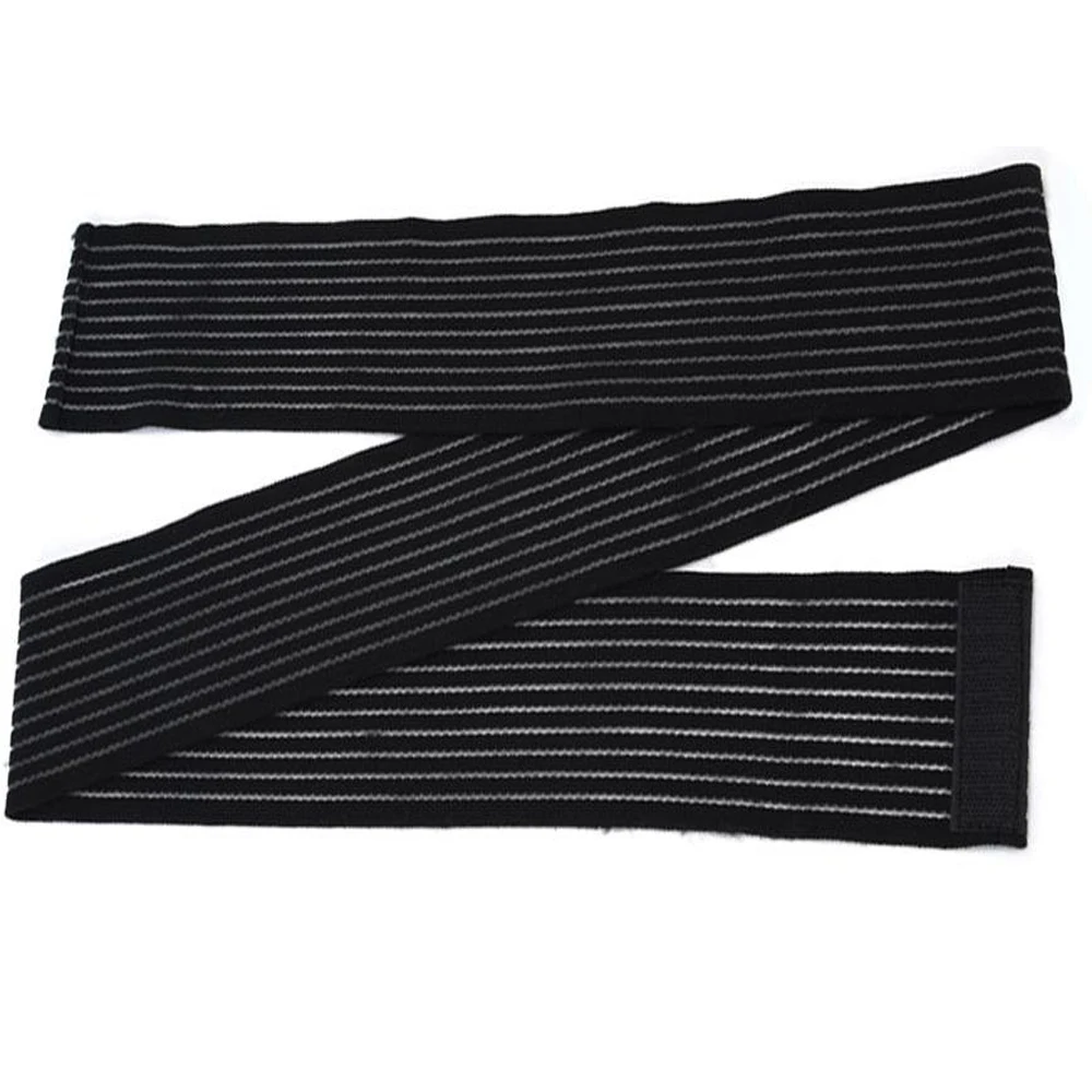 1 قطعة ضمادة ضغط الركبة المرنة التفاف ، دعامة دعم الكاحل قابل للتعديل ضغط العجل الركبة الكوع المعصم الكاحل العصابات