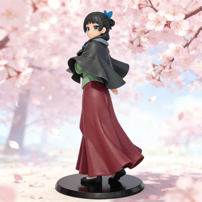 21 cm Figurka Anime Apothecary Diaries MaoMao Figurki Akcji Dekoracje na Biurko Urocze Dekoracje Prosty Styl Kawaii Dziewczyna Japońskie Lalki