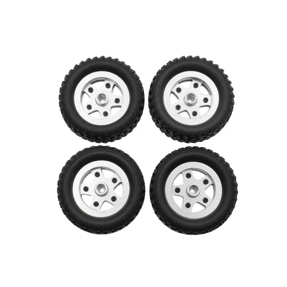 MN82 MN82S MN82T LC79 RC Original Remote Control Car Accessories Metal Clip Tire 4pcs Set Upgrade Modified Parts