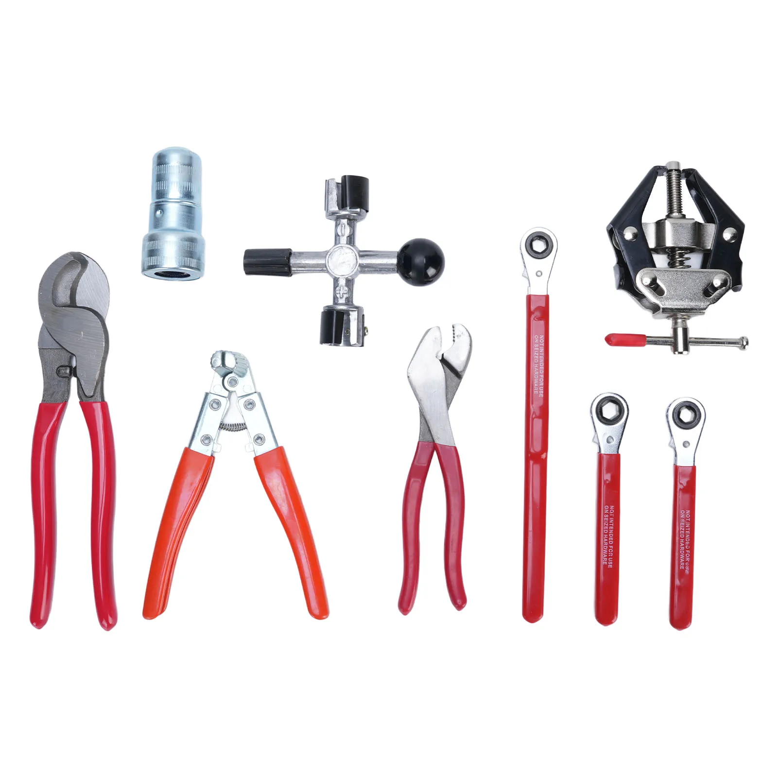 9‑Piece Multifunctional Battery Maintenance Tool Kit Terminal Spreader Puller Plier Set For General Automotive Battery Service O