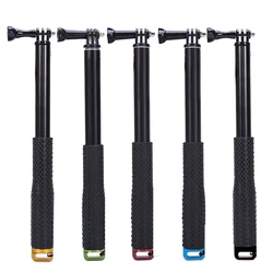 Aluminum Extendable Handheld Selfie Stick Telescoping Pole for GoPro Hero 13 12 11 10 9 8 Insta360 X4 DJI Osmo Action 5 Pro 4