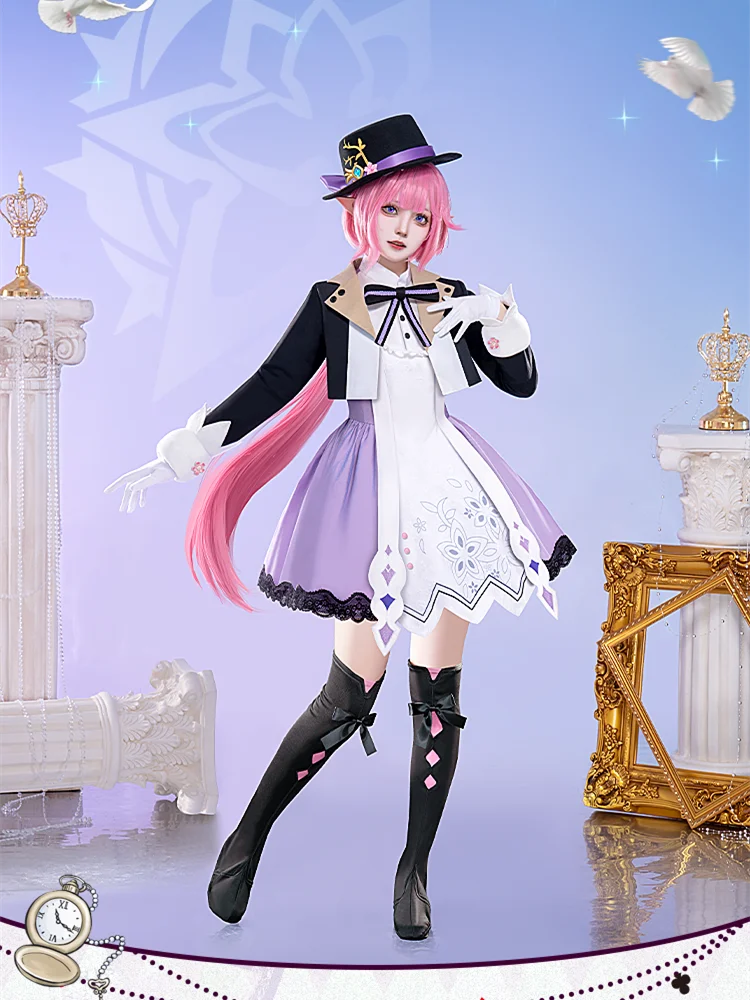 

Elysia Fashion Dress Cosplay Costume Game Honkai Impact 3rd Anime Women Role Play Clothes Carnival Party Suit Size S-XL Pre-sale