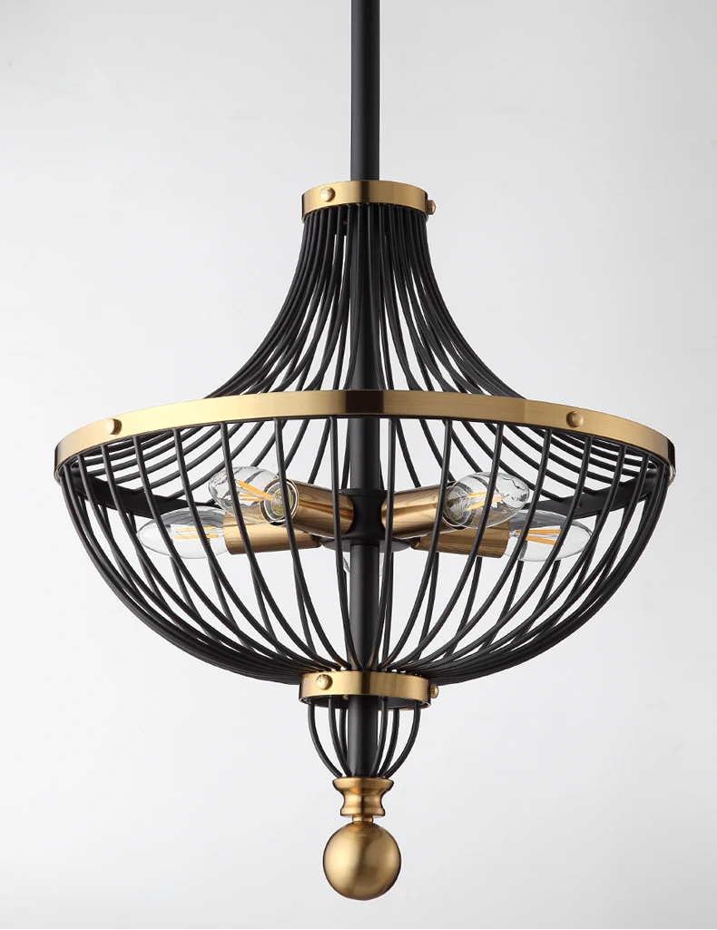 

*Bedroom chandelier vintage style loft apartment villa modern light luxury lamps