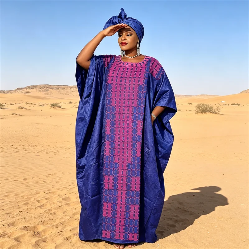 

Eid Dubai Abayas African Dresses for Women Ankara Dashiki Boubou Robe Muslim Dress Caftan Marocain Evening Party Gown Djellaba