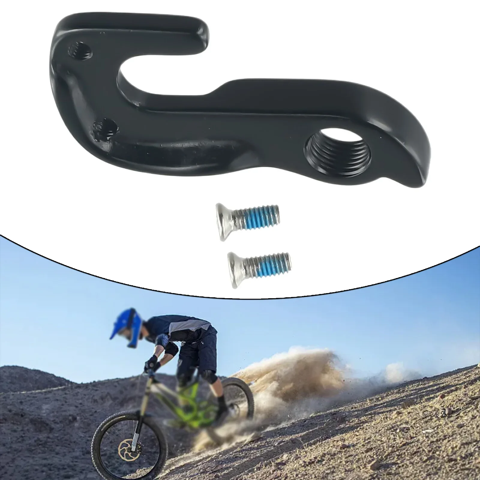 Para Cube 10148 D593 bicicleta trasera Mech Dropout Premium CNC mecanizado patilla de cambio de aluminio con pernos de montaje accesorio de bicicleta