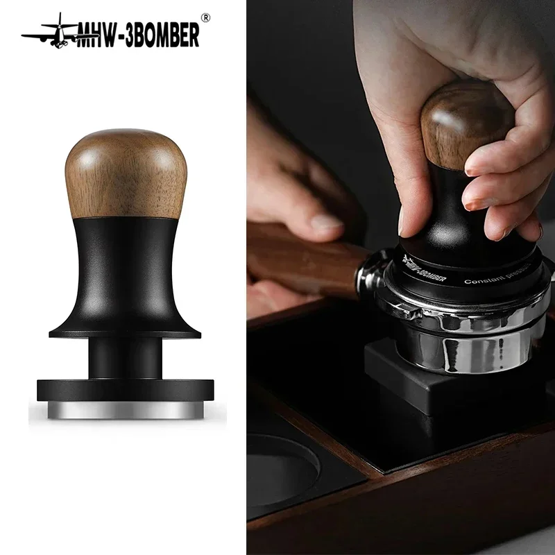 

2025 New MHW 3bomber 30lb Constant Pressure Coffee Tools 51/53/58mm Tamper Espresso Accessories Spring Loaded Barista Tool