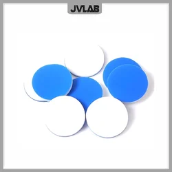 Septa For Magnetic Metal Cover 18mm Septa 17.5mm White PTFE/Blue Silicone (1.5mm) Thick For Chromatography Vial Cap 18mm 100/PK