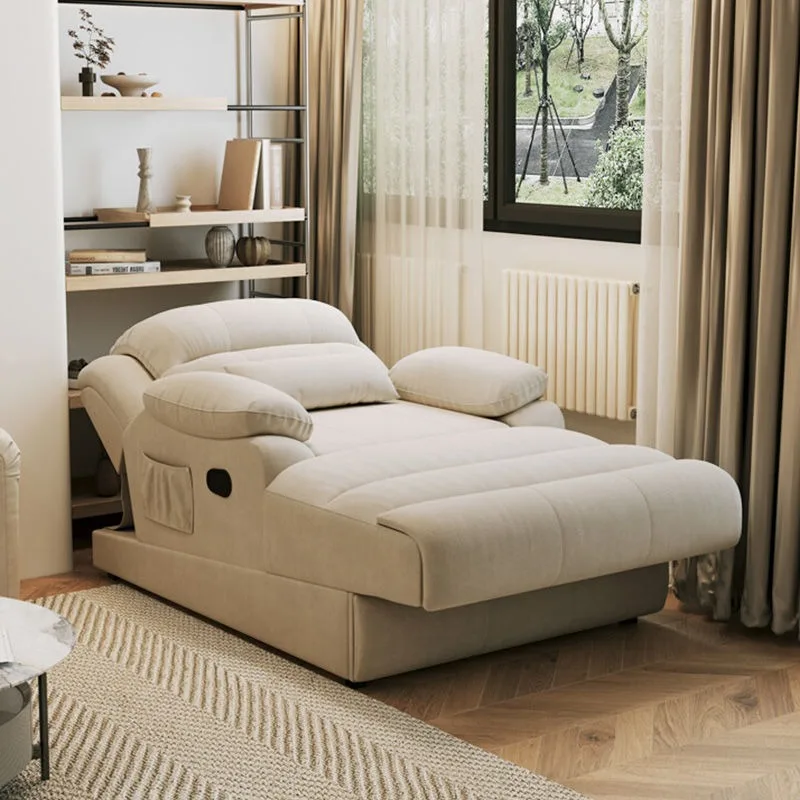 New model, electric sofa bed, lazy concubine recliner, home massage single sofa, living room cat claw cloth